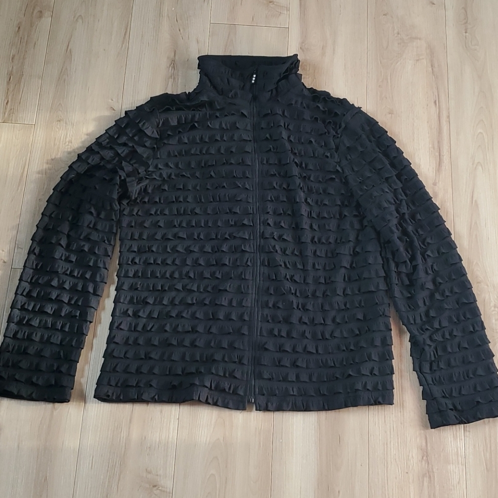 Draper's Studio zip up shirt Size M